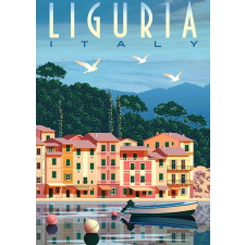 Ravensburger Ravensburger Liguriai képeslap puzzle - 1000 darab puzzle, kirakós
