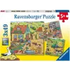 Ravensburger Ravensburger: Puzzle 3x49 db - Élet a farmon