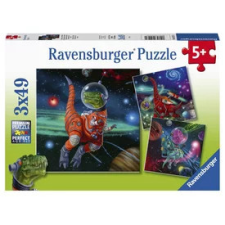 Ravensburger Ravensburger: Puzzle 3x49 db - Galaktikus dinoszauruszok puzzle, kirakós