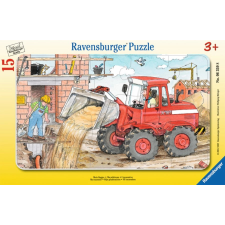 Ravensburger Ravensburger puzzle építőtelep markolós munkagéppel 15 darab puzzle, kirakós