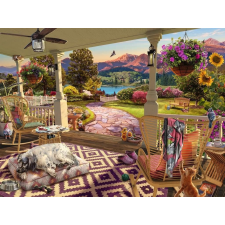 Ravensburger Ravensburger puzzle kényelmes veranda XL 750 darabos puzzle, kirakós