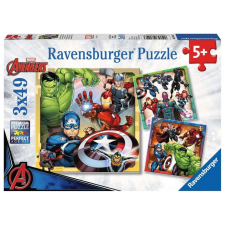 Ravensburger Ravensburger puzzle Marvel Avengers gyerekeknek, 3x49 darabos puzzle, kirakós
