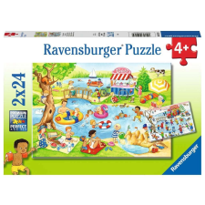 Ravensburger Ravensburger puzzle - Szórakozás a tónál 2x24 darab puzzle, kirakós