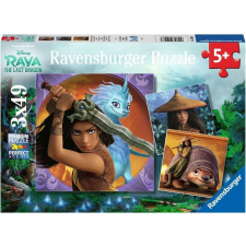 Ravensburger Ravensburger raya és a sárkány 3x49 darabos puzzle puzzle, kirakós