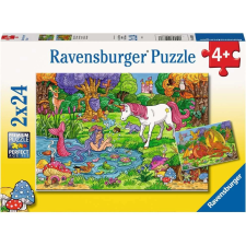 Ravensburger Ravensburger Varázslatos erdő puzzle 2x24 darab puzzle, kirakós