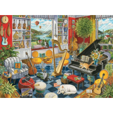 Ravensburger Ravensburger zeneszoba puzzle, 500 darab puzzle, kirakós