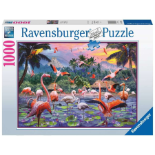 Ravensburger Rózsaszín flamingók - 1000 darabos puzzle (17082 1) puzzle, kirakós