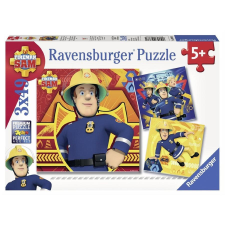  Ravensburger: Sam a tűzoltó 3 x 49 darabos puzzle (15080) puzzle, kirakós