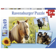 Ravensburger Spielverlag Pónis Kirakó, 3X49 db (RAP 080113) puzzle, kirakós