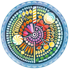 Ravensburger Színes Candy cukorka - 500 darabos puzzle (17350) puzzle, kirakós