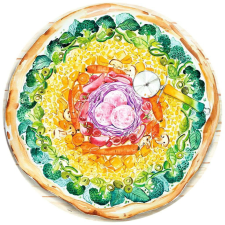 Ravensburger Színes Pizza - 500 darabos puzzle puzzle, kirakós