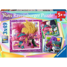 Ravensburger Trollok 3 puzzle szett 3x49 darabos - Ravensburger puzzle, kirakós