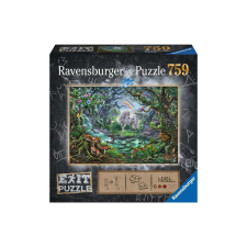 Ravensburger : Unikornis erdő - 759 darabos Exit puzzle (RAP150304) puzzle, kirakós
