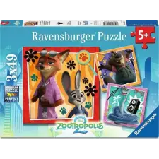 Ravensburger Zoomania Kirakós játék 49 db Állatok puzzle, kirakós