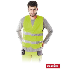 RAW-POL Fényvisszaverő biztonsági mellény KOS Yellow 4XL