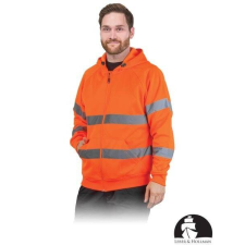 RAW-POL Fényvisszaverő kapucnis kapucnis cipzárral LH-AMSEL XXXL Orange láthatósági ruházat