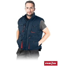 RAW-POL Kormoran Multi-Pocket szigetelt mellény XXXL sötétkék