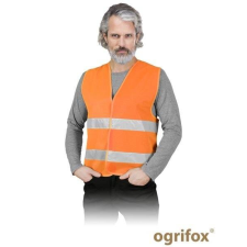 RAW-POL Védőmellény, Ox-Lumi, fényvisszaverő, narancssárga, 2XL méret láthatósági ruházat