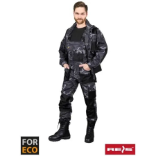 RAW-POL Védőoverall, FORECO_B_SBP tartós tercot 62 GRI Camouflage anyagból munkaruha