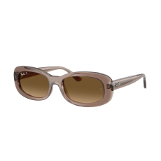 Ray-Ban Polarizált napszemüveg RB2221 6827M2 56 Bézs