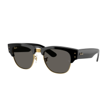 Ray-Ban RB0316S 6826J5 MEGA CLUBMASTER Black On Gold Dark Grey napszemüveg