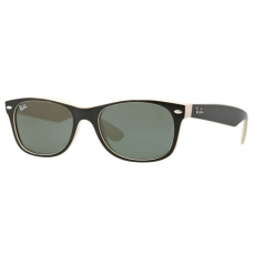 Ray-Ban RB2132 875 NEW WAYFARER TOP BLACK ON BEIGE CRYSTAL GREEN napszemüveg