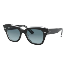 Ray-Ban RB2186 12943M STATE STREET BLACK ON TRANSPARENT BLUE GRADIENT GREY napszemüveg napszemüveg