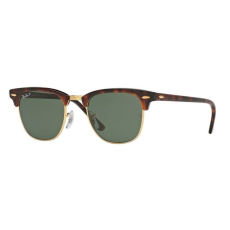 Ray-Ban RB3016 990/58 CLUBMASTER RED HAVANA CRYSTAL GREEN POLARIZED napszemüveg