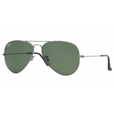 Ray-Ban RB3025 004/58 AVIATOR GUNMETAL CRYSTAL GREEN POLARIZED napszemüveg