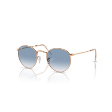 Ray-Ban RB3447 92023F ROUND METAL ROSE GOLD CLEAR/BLUE GRADIENT napszemüveg