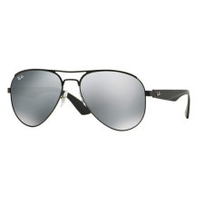 Ray-Ban RB3523 006/6G MATTE BLACK GRAY SILVER MIRROR napszemüveg napszemüveg