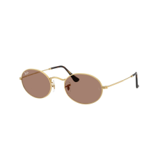 Ray-Ban RB3547 001/1A OVAL Arista Gold Light Violet napszemüveg