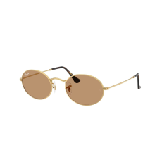 Ray-Ban RB3547 001/53 OVAL Arista Gold Brown napszemüveg