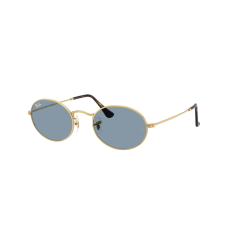 Ray-Ban RB3547 001/56 OVAL Arista Gold Blue napszemüveg