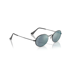 Ray-Ban RB3547N 002/8O OVAL Black Blue napszemüveg