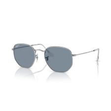 Ray-Ban RB3548N 003/02 HEXAGONAL SILVER POLARIZED BLUE napszemüveg napszemüveg