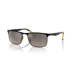Ray-Ban RB3726M F0885J BLACK ON BLACK POLARIZED GREY MIRROR napszemüveg