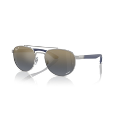 Ray-Ban RB3736CH 003/J0 SILVER BLUE/GOLD POLARIZED GRADIENT MIRROR CHROMANCE napszemüveg