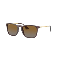 Ray-Ban RB4187 6593T5 CHRIS TRANSPARENT BROWN GREY GRADIENT BROWN POLARIZED napszemüveg