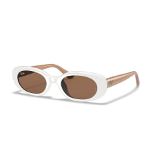 Ray-Ban RB4441D POLISHED WHITE MATTE OPAL BEIGE BROWN napszemüveg napszemüveg