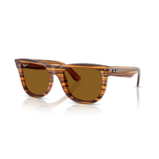 Ray-Ban RBR0502S 679183 WAYFARER REVERSE STRIPED HAVANA POLARIZED DARK BROWN napszemüveg napszemüveg