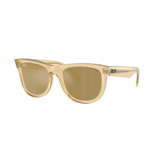 Ray-Ban RBR0502S 68215A WAYFARER REVERSE Opal Yellow Brown Mirror Gold napszemüveg