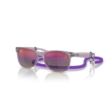 Ray-Ban RJ9052S 7147B1 JUNIOR NEW WAYFARER OPAL PURPLE BLUE & VIOLET MIRROR gyermek napszemüveg
