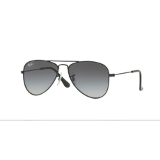 Ray-Ban RJ9506S 220/11 JUNIOR AVIATOR  SHINY BLACK LIGHT GREY GRADIENT DARK GREY napszemüveg