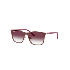 Ray-Ban RJ9551S 296/8H Bordeaux On Rose Gold Clear Gradient Dark Violet napszemüveg