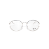 Ray-Ban RX3681V 2501 Unisex szemüvegkeretek, kerek, ezüst, fém, 50 mm, 20 mm, 145 mm