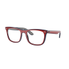 Ray-Ban RX7209 8215 Red Blue Grey DEMO LENS szemüveg