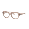 Ray-Ban RX7225 8317 LEONID Transparent Light Brown DEMO LENS szemüveg