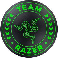 Razer Team Gamer szék alátét szőnyeg - Fekete/Zöld (120x120 cm) (RC81-03920200-R3M1) lakástextília
