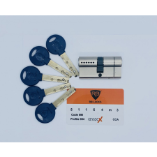 RB Locks RB Keylocx zárbetét 40/40 mm 5 kulccsal zár és alkatrészei